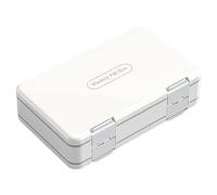 Pastillero semanal extragrande 3 veces al día, pastillero de 8 días, organizador de vitaminas, caja organizadora de píldoras para medicamentos, compartimentos extraíbles a prueba de humedad, color