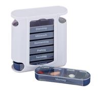 Pastillero semanal organizador de medicamentos 170 g polipropileno portátil