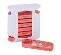 Pastillero semanal organizador de medicamentos 170 g polipropileno portátil