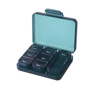 Pastillero Semanal,Organizador Semanal De Pastillas,Organizador de pastillas medicinales | Caja organizadora de pastillas, fácil de llenar y abrir, caja de medicamentos portátil, pastilleros de 7 días