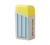 Pastillero semanal portátil - Organizador de píldoras de 7 días, organizador semanal de 8 x 4,5 x 3 cm para guardar vitamíns | Almacenamiento hermético a prueba de, mini dispensador compacto de