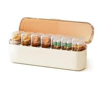 Pastillero Semanal, Removible Y PortáTil Pastillero Diario, Pastilleros Semanal 1 Toma Se Utiliza Para Almacenar Vitaminas, Aceite de Pescado, Medicamentos Y Suplementos