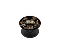 Pastor alemán 5 etapas del Hambre Divertido Regalo para Amantes de los Perros PopSockets PopGrip Adhesivo