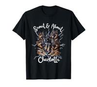 Pastor Alemán Bootleg Charlotte Carolina del Norte Camiseta