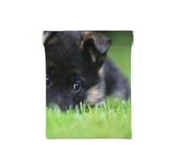 Pastor Alemán Cachorro Mascotas Césped Bokeh Perros, Squeeze Top Wallet Bolsa de Almacenamiento para Mujer Monedero pequeño Bolsa de Cambio