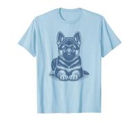 Pastor alemán cachorro perro GSD Germ GShep Shep Shep Sheppy Gráfico Camiseta