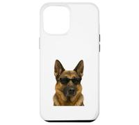 Pastor alemán con Gafas de Sol Cool Dog Graphic Pet Lovers Carcasa para iPhone 12 Pro MAX