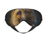 Pastor Alemán con lindo juguete, Cubreojos completos Antifaz bloqueador de luz Antifaz para dormir Antifaz suave con los ojos vendados Noche
