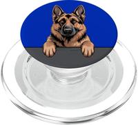 Pastor Alemán Divertido Peeking Pocket Puppy GSD Lover PopSockets PopGrip para MagSafe