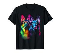 Pastor Alemán Gráfico Pet Art Perro Pastor Alemán Camiseta
