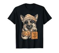 Pastor Alemán Halloween Niños Niñas Camiseta