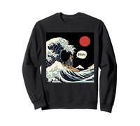 Pastor Alemán Ola Japonesa para Mujeres Niños Niños Niñas Bruh Sudadera