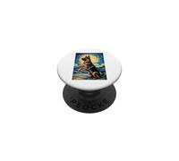 Pastor alemán Perros japoneses Van Gogh Pastor alemán PopSockets PopGrip Adhesivo