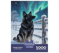 Pastor alemán Puzzle 1000 Piezas - Educativo, Regalo Unisex, Pensamiento 38x26cm/1000pcs
