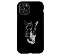 Pastor Alemán Tocando Guitarra Rock Música Amante De Carcasa para iPhone 11 Pro