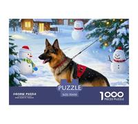 Pastor alemánJigsaw Puzzles for Adults 1000 Piece Age 12+ for Adults Challenging & Brainteasing Beautiful Decoration for Aduits Kids70x50cm/1000pcs