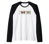 Pastor Australiano Amante de los Perros Espeluznante otoño Halloween gráfico Camiseta Manga Raglan