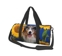 Pastor Australiano, Bolsa de Viaje de Gran Capacidad, Bolso Redondo, Bolsa de Viaje Deportiva, Bolsa de Mano, Bolsa de Fitness