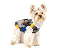 Pastor Australiano,Camiseta de algodón sin Mangas para Mascotas, Chaleco Transpirable, Suave y elástico para Cachorros,S