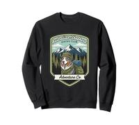 Pastor Australiano Club de Senderismo Vintage Aventura al Aire Libre Sudadera
