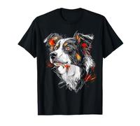 Pastor australiano con diseño de perro pastor australiano Camiseta