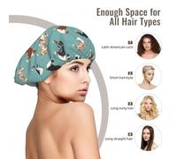 Pastor australiano, dueños, razas de perros, lindos perros pastores, perros australianos, animales,Gorro de dormir de satén ajustable para adultos, de seda, elástico, para dormir, para mujer