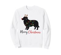 Pastor Australiano Feliz Navidad Invierno Perros Sudadera
