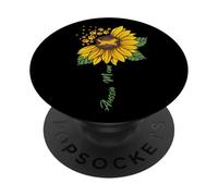 Pastor Australiano mamá Girasol Australiano Amante mamá Regalos PopSockets PopGrip Adhesivo