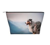 Pastor Australiano Montañas Aussie Pets Perros, Bolsa de artículos de tocador Bolsa de Maquillaje Bolsa de cosméticos Bolsa de artículos de tocador de Viaje portátil