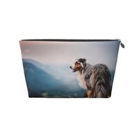 Pastor Australiano Montañas Aussie Pets Perros, Bolsa de artículos de tocador Bolsa de Maquillaje Bolsa de cosméticos Bolsa de artículos de tocador de Viaje portátil