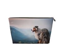 Pastor Australiano Montañas Aussie Pets Perros, Bolsa de Maquillaje Bolsa de cosméticos Bolsa de artículos de tocador de Viaje portátil Bolsa de artículos de tocador