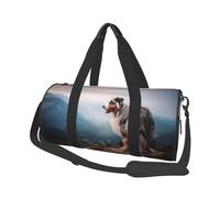 Pastor Australiano Montañas Aussie Pets Perros, Bolsa de Viaje de Gran Capacidad, Bolso Redondo, Bolsa de Viaje Deportiva, Bolsa de Mano, Bolsa de Fitness