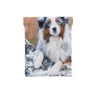 Pastor Australiano Nieve Invierno Hermosos Perros, Squeeze Top Wallet Bolsa de Almacenamiento para Mujer Monedero pequeño Bolsa de Cambio