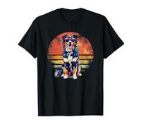 Pastor australiano para hombre, amante de los perros, vintage, día del padre Camiseta