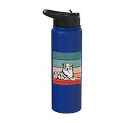 Pastor Australiano Pastor Australiano Perro Animal Amante De Stainless Steel Insulated Water Bottle