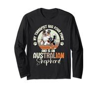 Pastor australiano perro australiano Manga Larga