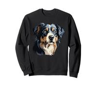 Pastor australiano realista: amante realista de los perros australianos Sudadera
