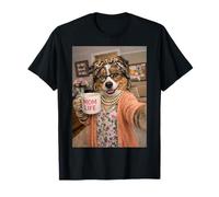 Pastor Australiano Selfie Humor Show Amor a Mamá Mamá Mamá Camiseta