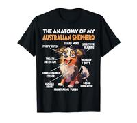 Pastor Australiano T Paseador Dueño del Perro Pastor Camiseta