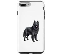 Pastor Belga Dibujo detallado, Arte canino Carcasa para iPhone 7 Plus/8 Plus
