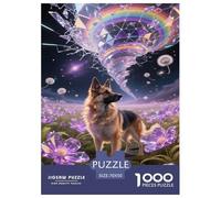 Pastor Belga Malinois Puzzle Imposible,desafío for Adults Entretenimiento Creativo 1000 Piezas Obra De Arte De Juego De para Adultos Y Niños 70x50cm/1000pcs