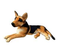 Pastor de peluche - Muñeca grande de peluche | Compañero realista y agradable para la piel para niñas, habitaciones, sofá, decoración, regalo para jugar