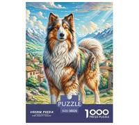 Pastor del Atlas Puzle Juguete Educativo Decoración Familiar 1000 Piezas Animal Adorable Rompecabezas Familiar Juego De Habilidad para Adultos Y Niños 38x26cm/1000pcs