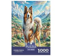 Pastor del Atlas Puzzle Imposible,desafío for Adults Animales Inteligentes Juego Educativo 1000 Piezas Obra De Arte De Juego De para Adultos,Regalos A Partir De 14 Años 38x26cm/1000pcs
