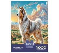 Pastor del Atlas Puzzle Imposible,desafío para Adultos Animales Inteligentes Entretenimiento Creativo 1000 Piezas Obra De Arte De Juego De para Adultos Y Niños 38x26cm/1000pcs