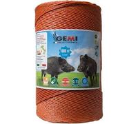 Pastor Eléctrico Hilo Conductor Redondo de 6 mm² para Cercas Eléctricas 1000 Metros Gemi