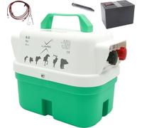 Pastor Eléctrico Llampec Mod.03 a Pila 9V - 0,37 J, 9.000 V y 6 km de alcance - Cerca eléctrica portátil para perros, gatos, caballos y vacuno - Autonomía 90 días - Fabricado en España