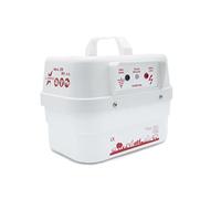 Pastor eléctrico Llampec Mod.23 a pila 9V - 0,76 J, 9.500 V y 9 km de alcance - Especial para perros, caballos y ganado vacuno - Autonomía de 75 días con batería 9V 75Ah no incluida