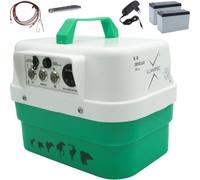 Pastor eléctrico Llampec Mod.40 con batería recargable 12V - 4,5 J, 10.000 V y 45 km de alcance - Ideal para ganado equino, vacuno, porcino, ovino y animales salvajes - Fabricado en España