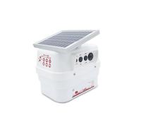 Pastor Eléctrico Solar Llampec 26S con Doble Batería 12V 7Ah Incluida + Panel Solar 12V 5W - 2,5 J - 9.500 V - 10 km de Alcance - Cerca eléctrica Para Perros, Caballos y Ganado - Fabricado en España